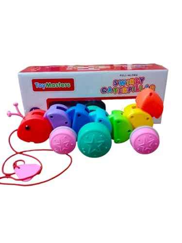 Caterpillar Pull Toy for Kids (1+ Year)