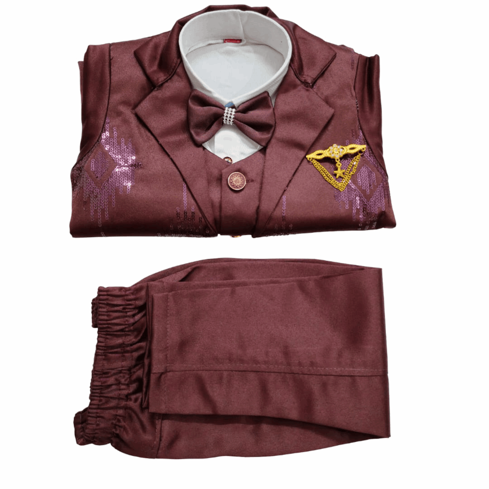 Boys' 4-Piece Formal Suit Set