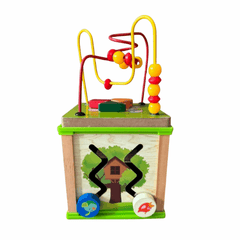 5-in-1 Montessori Activity Cube for Kids