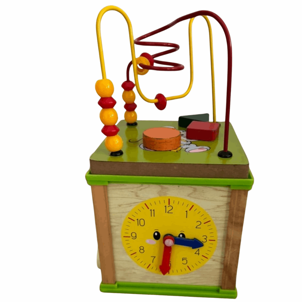 5-in-1 Montessori Activity Cube for Kids