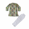 Boys’ Cotton Kurta Set – Multicolor