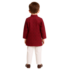 Boys’  Embroidered Kurta Set - Zustenjoy.com