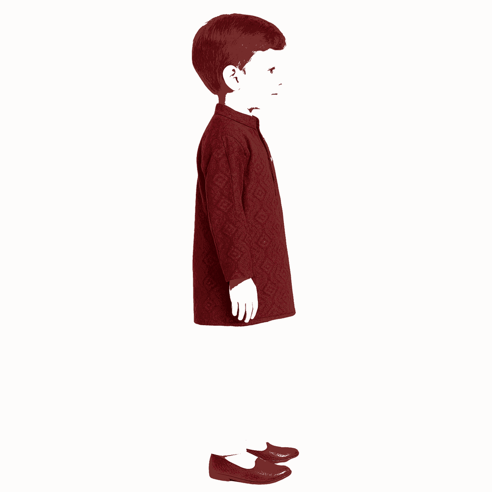 Boys’  Embroidered Kurta Set