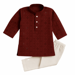 Boys’  Embroidered Kurta Set