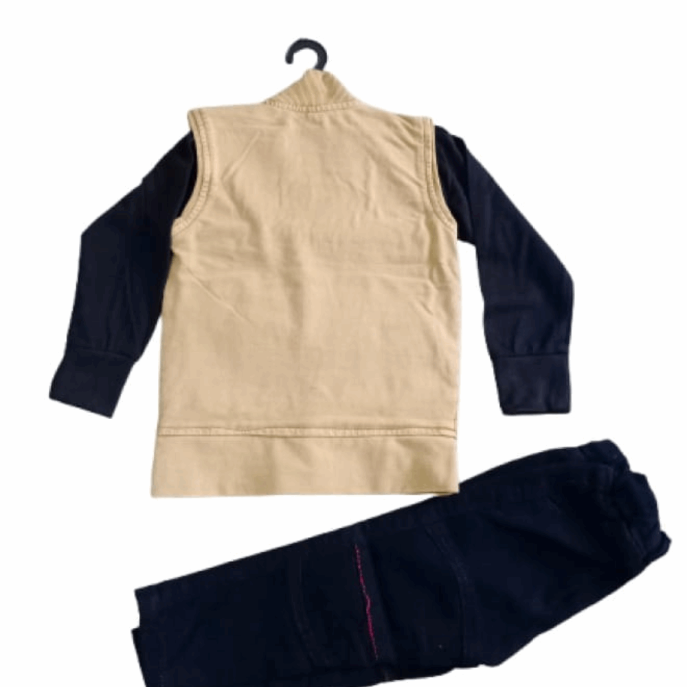 Boys 3-Piece Casual Set – Denim Jacket, T-Shirt & Pants