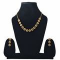 Antique Gold Plated Necklace Set | Traditional Ethnic Jewelry for Women & Girls