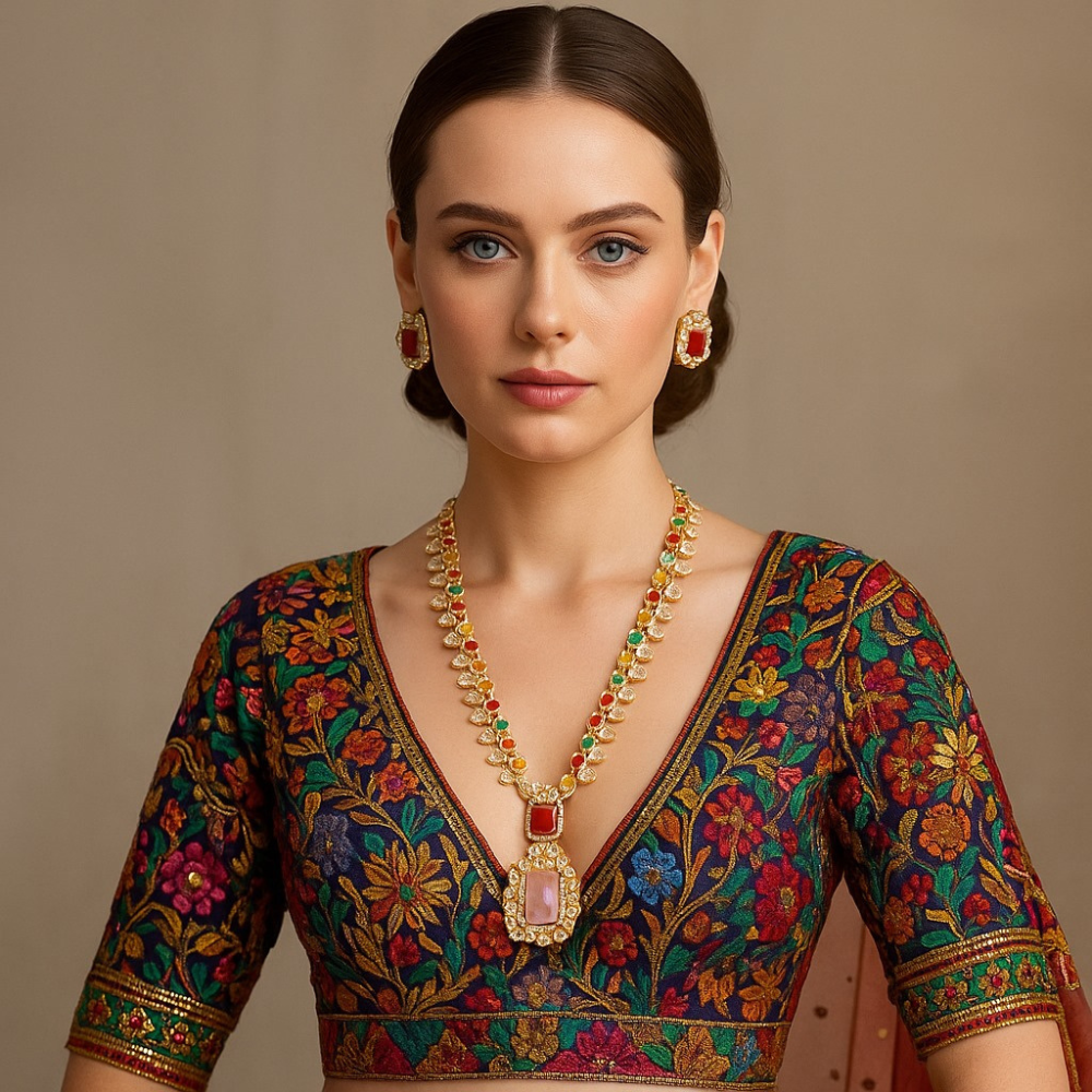 Woman with a necklace 