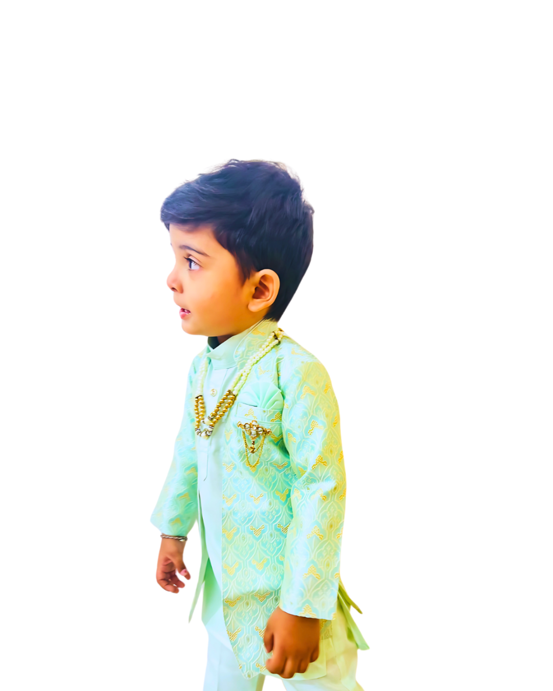Pastel Blue Indo-Western for Boys