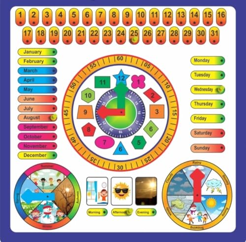 Wooden Educational Puzzle – Time & Seasons