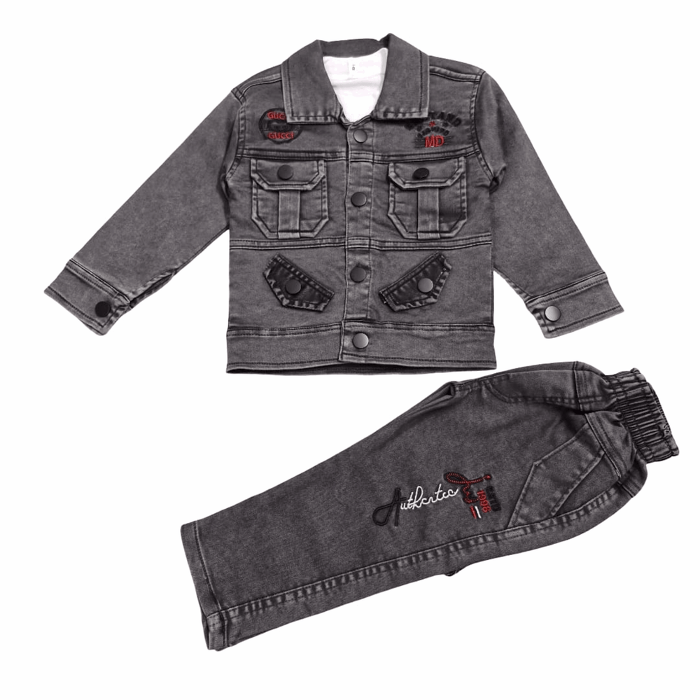 Boys 3-Piece Denim Jacket Set