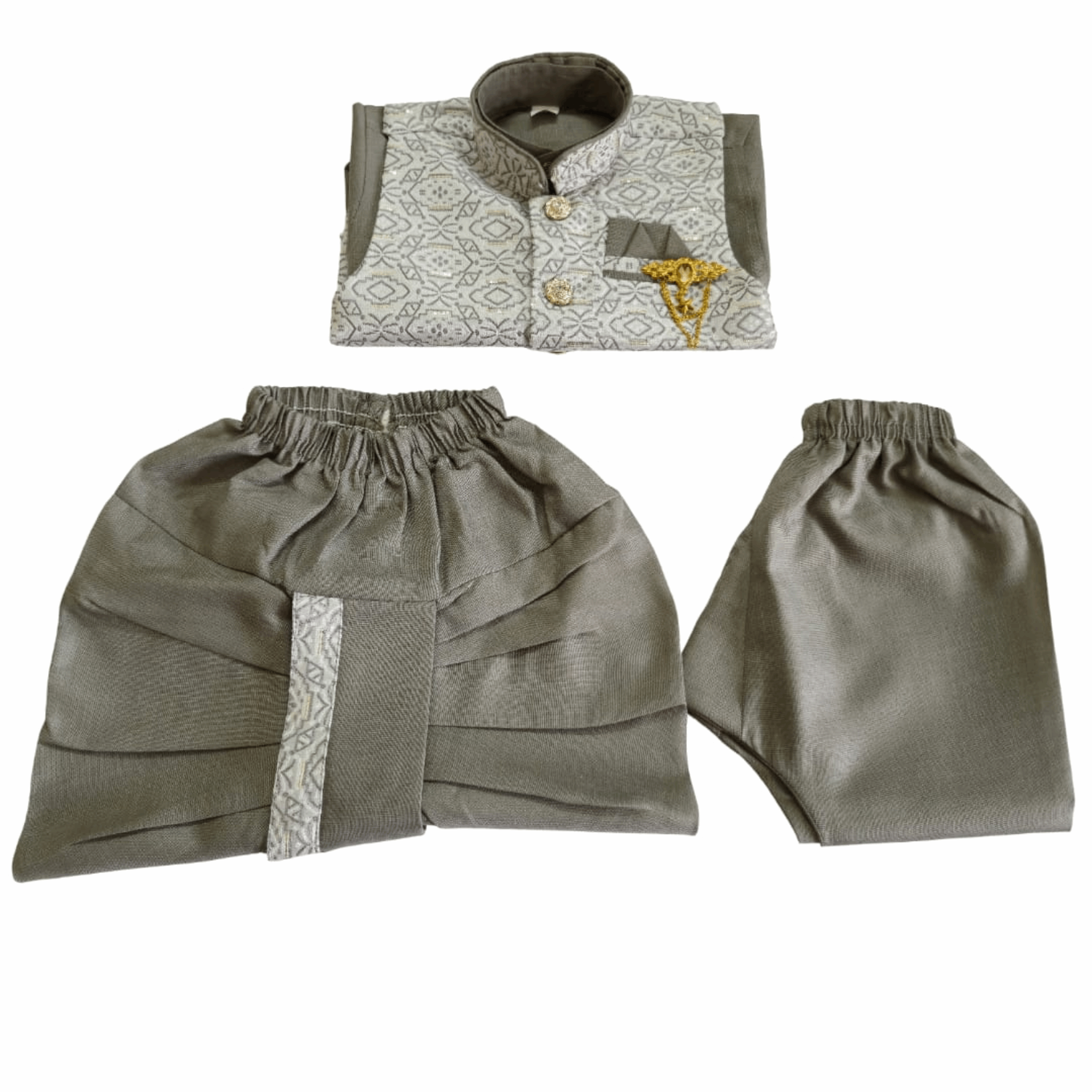 Boys Kurta Pajama Set with Modi Jacket