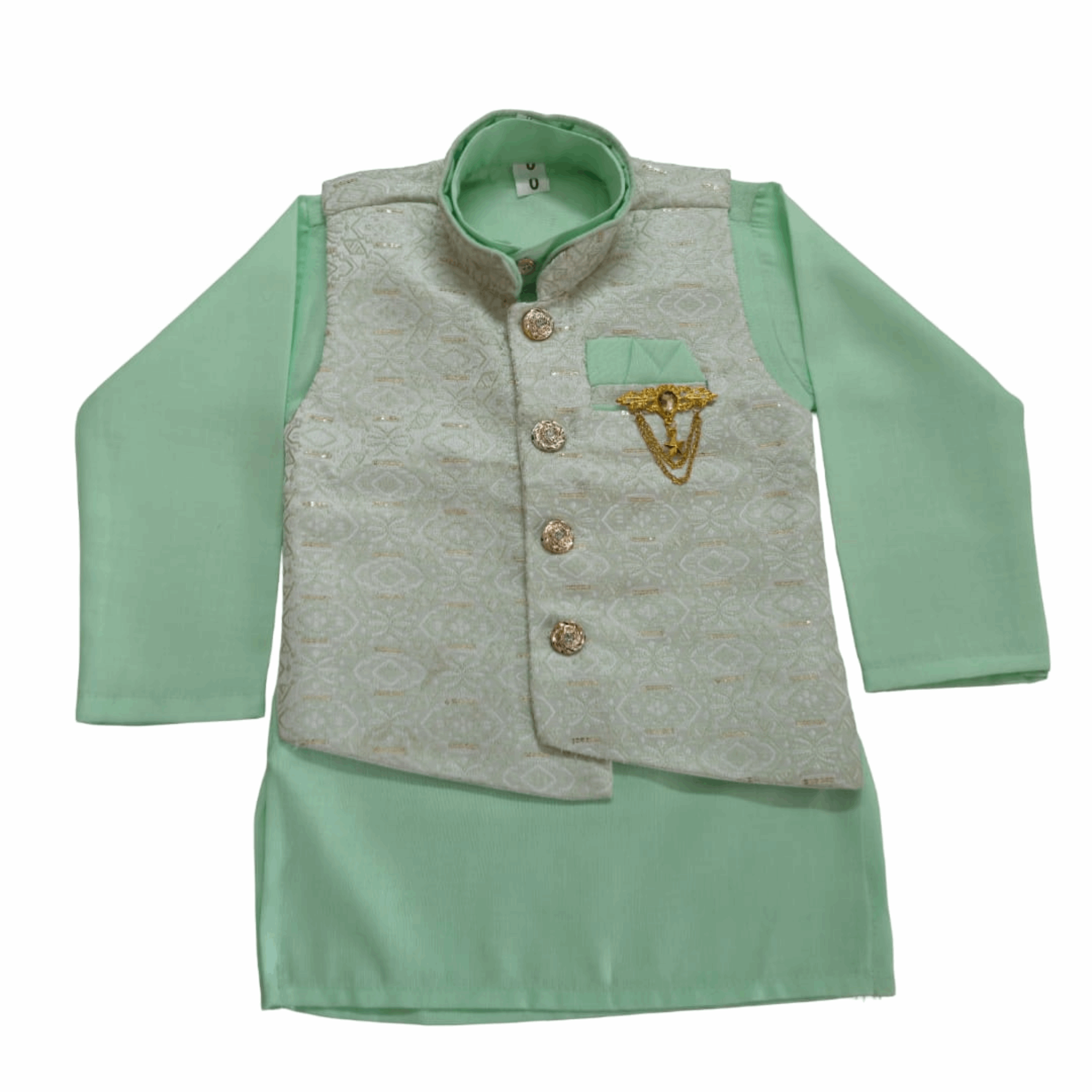 Boys Kurta Pajama Set with Modi Jacket