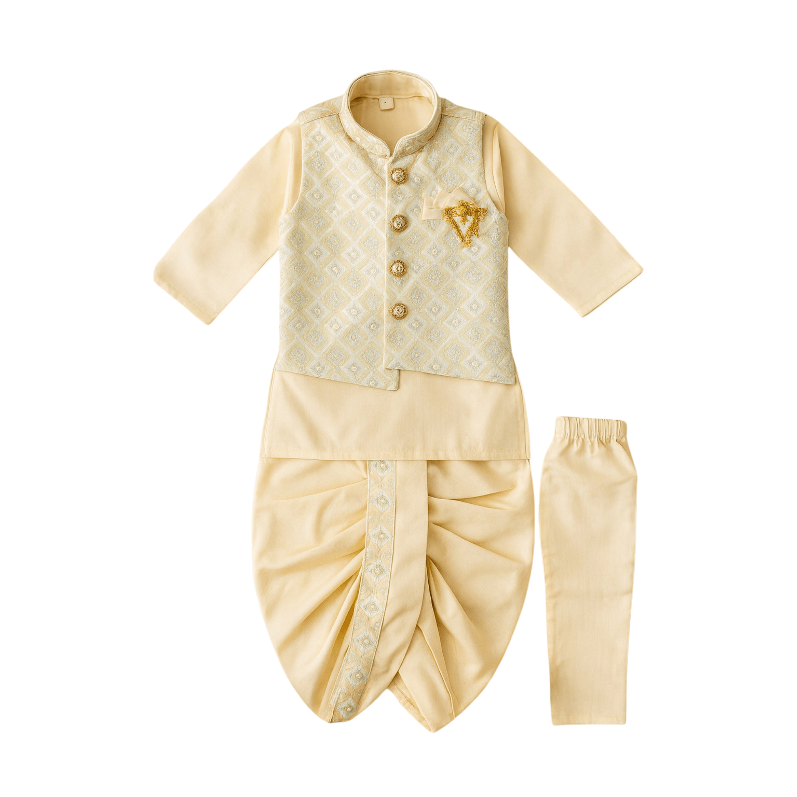 Boys Kurta Pajama Set with Modi Jacket