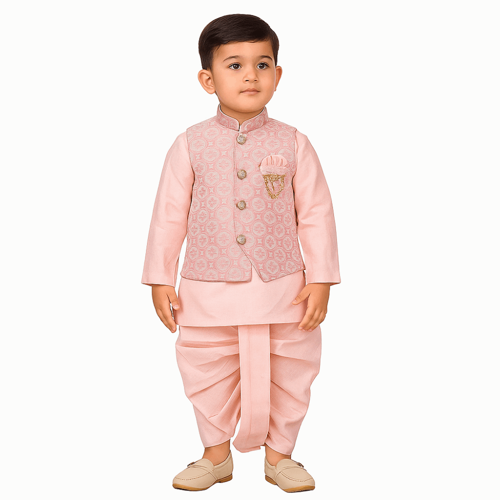 Boys Kurta Pajama Set with Modi Jacket