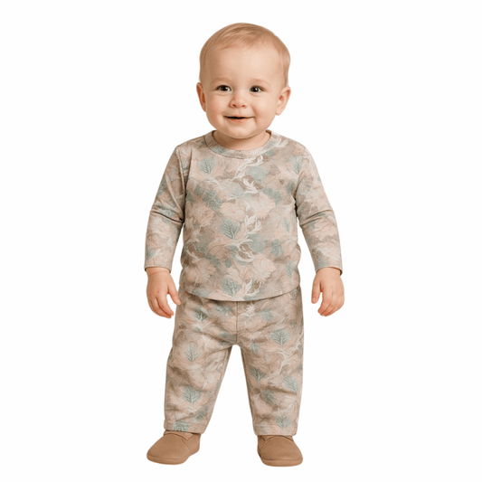 Boys Printed Cotton Co-ord Set (6–12 Months)