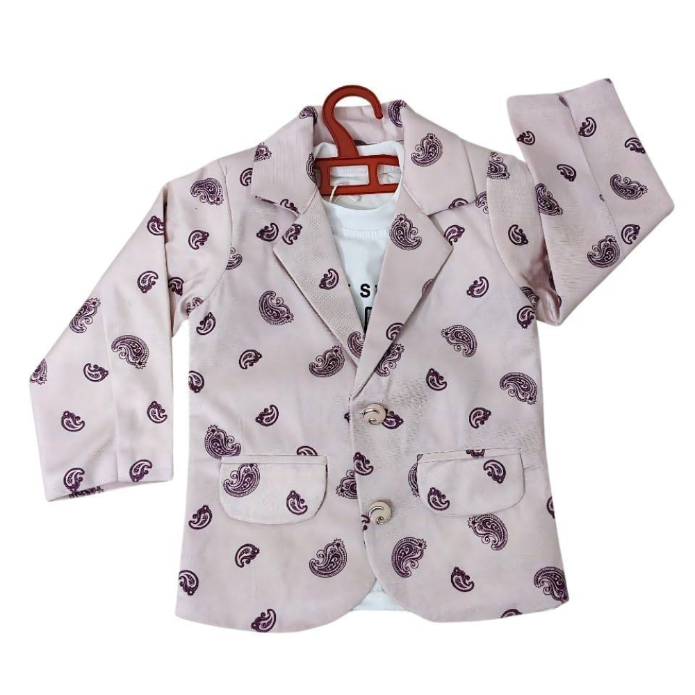 Boys 3-Piece Set – Pink Blazer