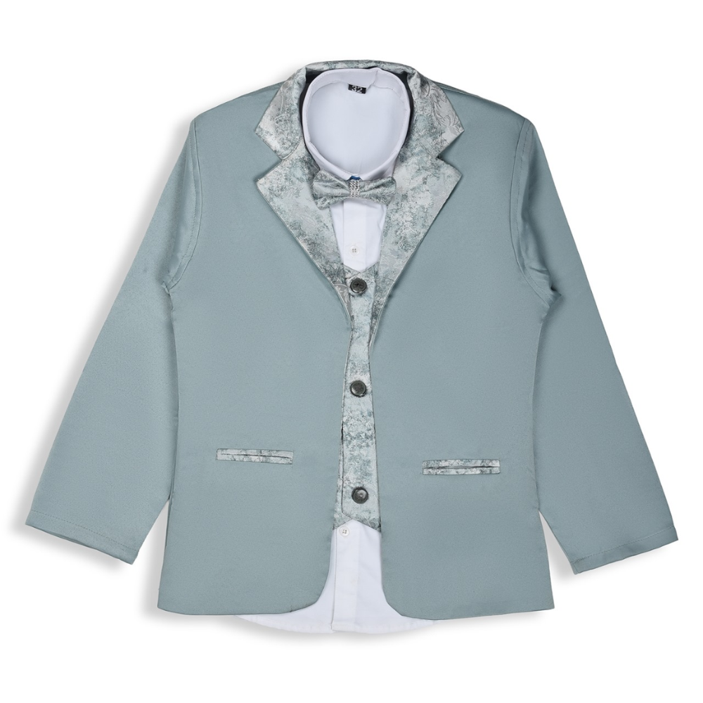 Elegant boys light blue coat set – best online kidswear