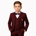 Elegant maroon kids suit for weddings – find it at Trends Junior
