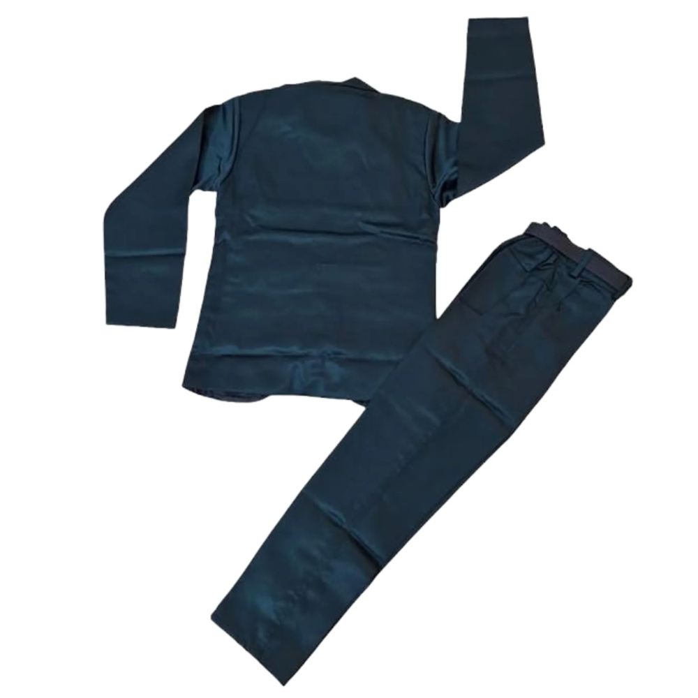 Full boys’ formal set from Kidz Collection at Trends Junior-dark green without model-back side