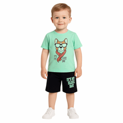 Baby Cotton Half Sleeve T-Shirt & Shorts Set