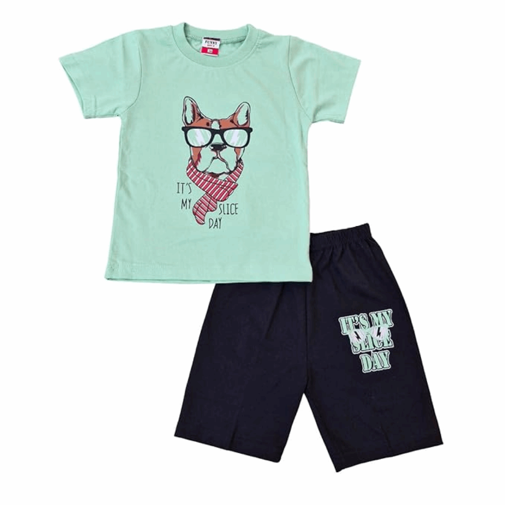 Baby Cotton Half Sleeve T-Shirt & Shorts Set