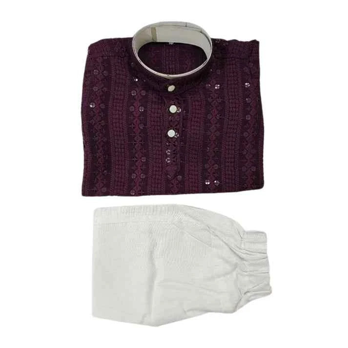 Boys’  Embroidered Kurta Set