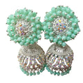 Aqua_Jhumka_Earrings_Set_for_Women