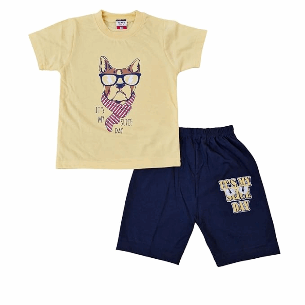 Baby Cotton Half Sleeve T-Shirt & Shorts Set