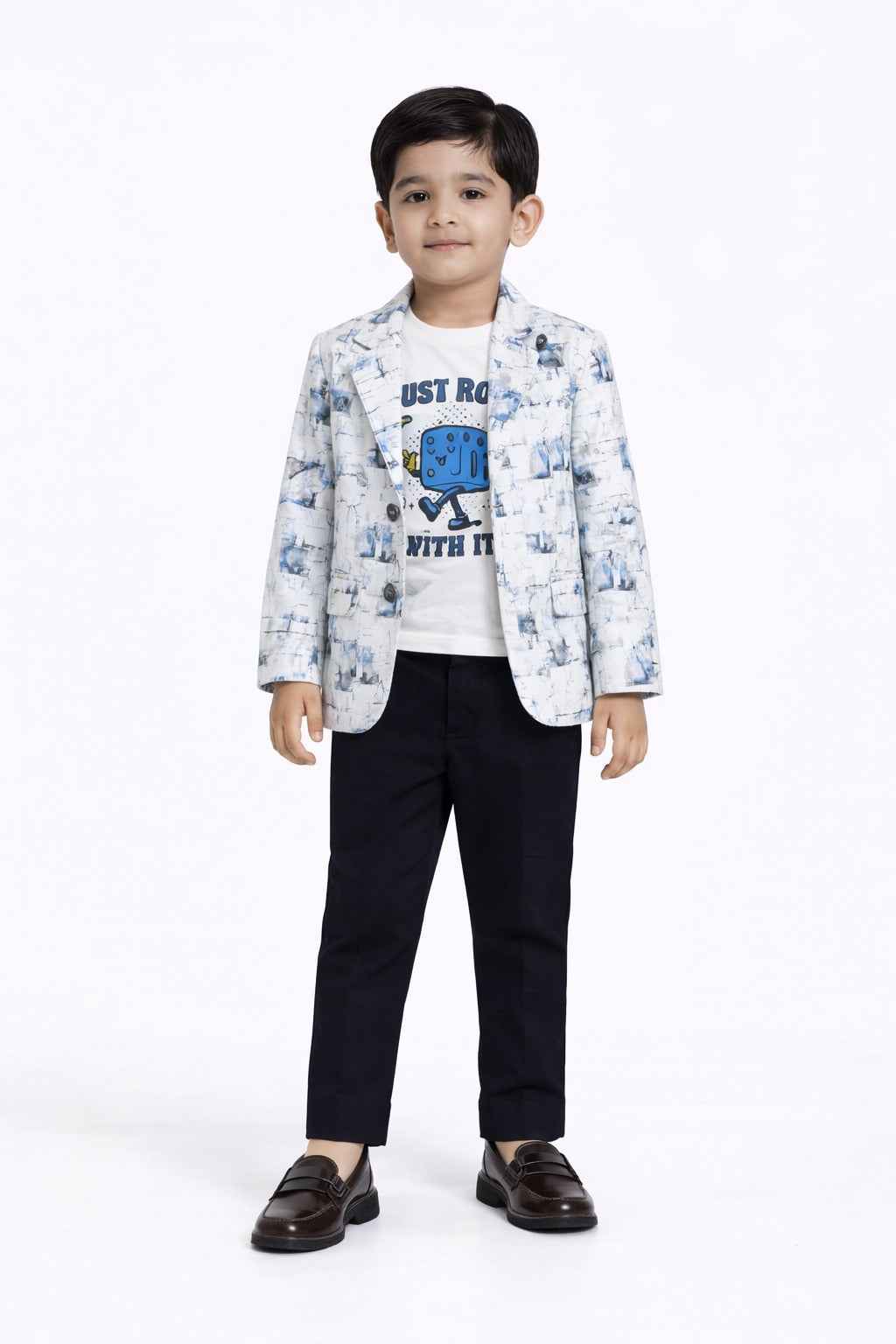 Kids Party Wear Coat Pant Set