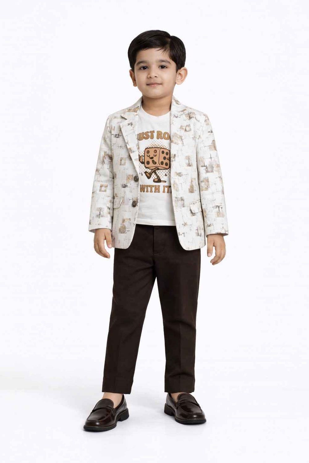 Kids Party Wear Coat Pant Set