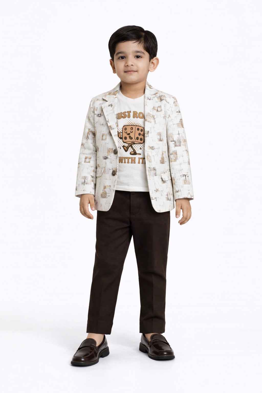 Kids Party Wear Coat Pant Set