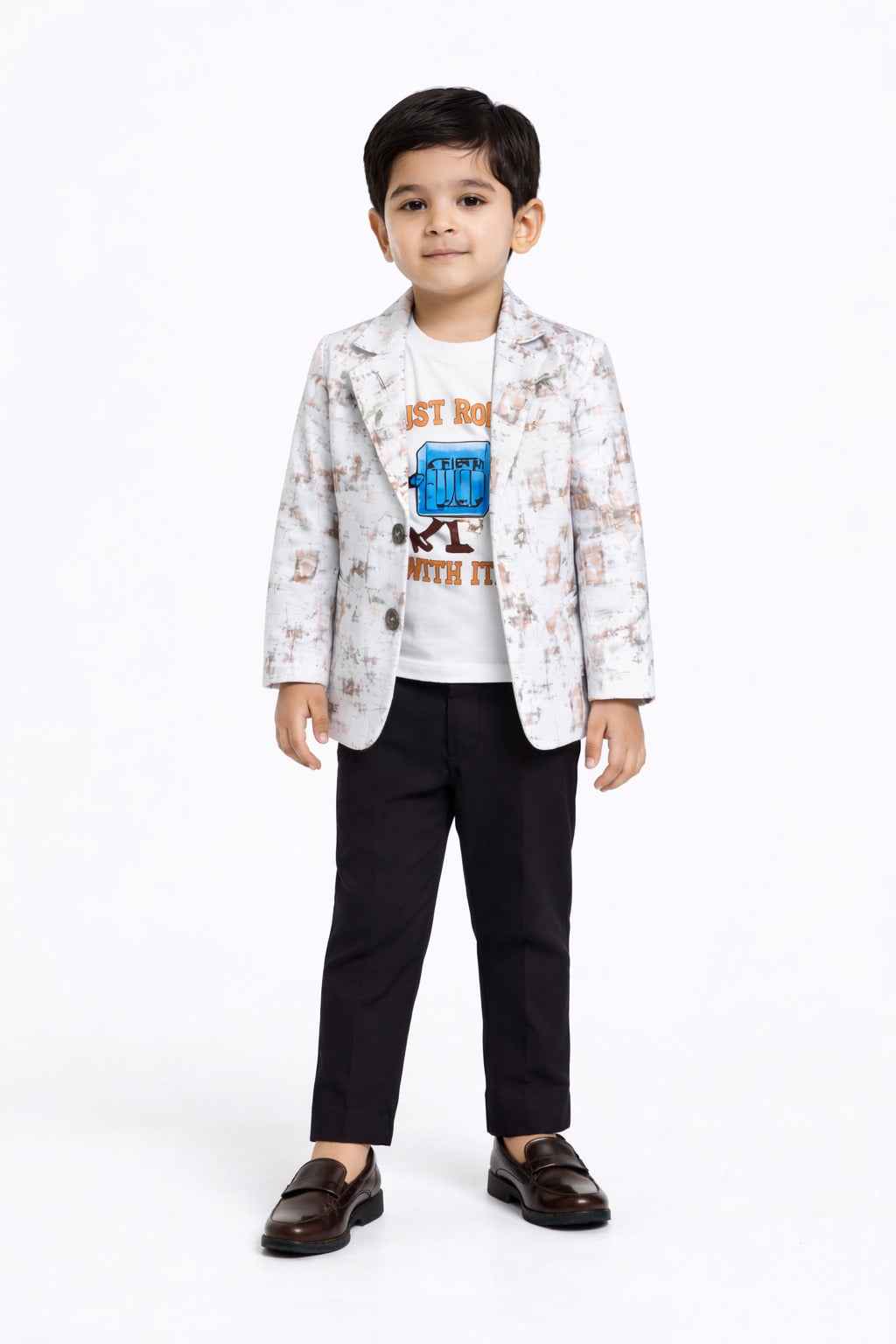 Kids Party Wear Coat Pant Set