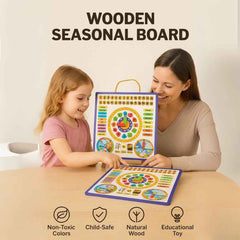 Wooden Educational Puzzle – Time & Seasons
