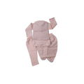 back-side-Boys Peach Kurta Pajama Set with Modi Jacket