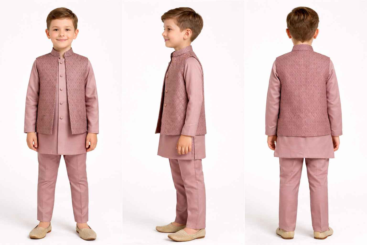 Boys Designer indo-Western -Set - Stylish Boys Indo Western Set - Zustenjoy.com