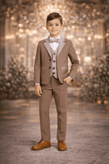 Boys Slim Fit 3-Piece Formal Suit Set - Zustenjoy.com