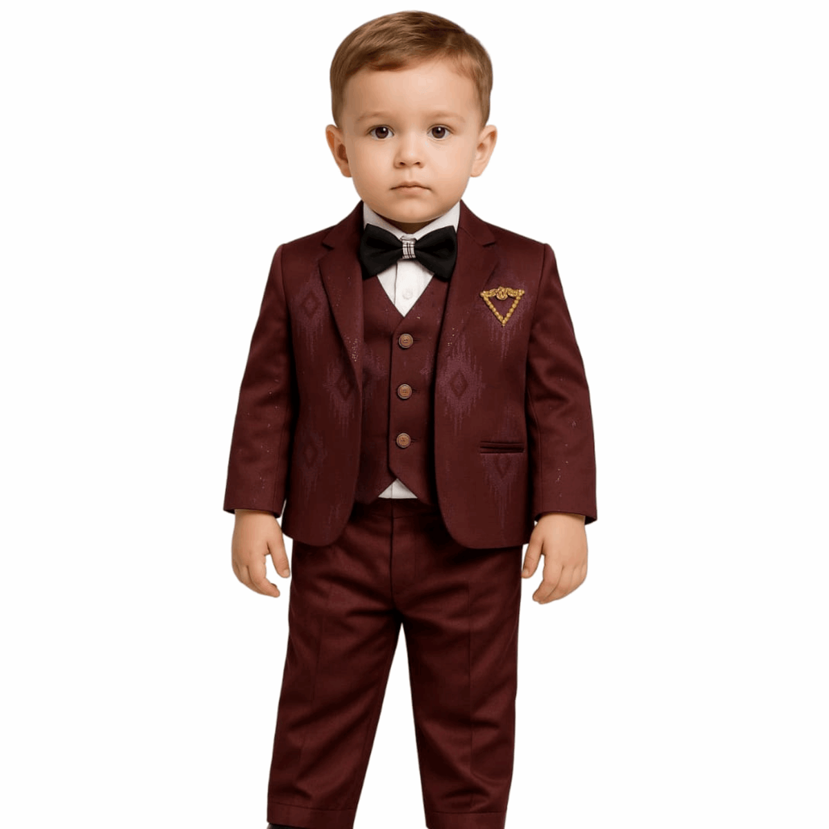 Boys' 4-Piece Formal Suit Set