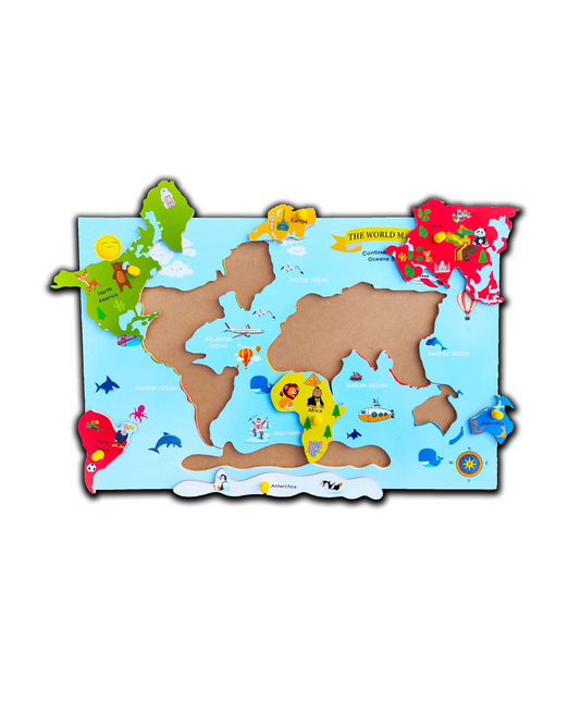 educational jigsaw map for kids