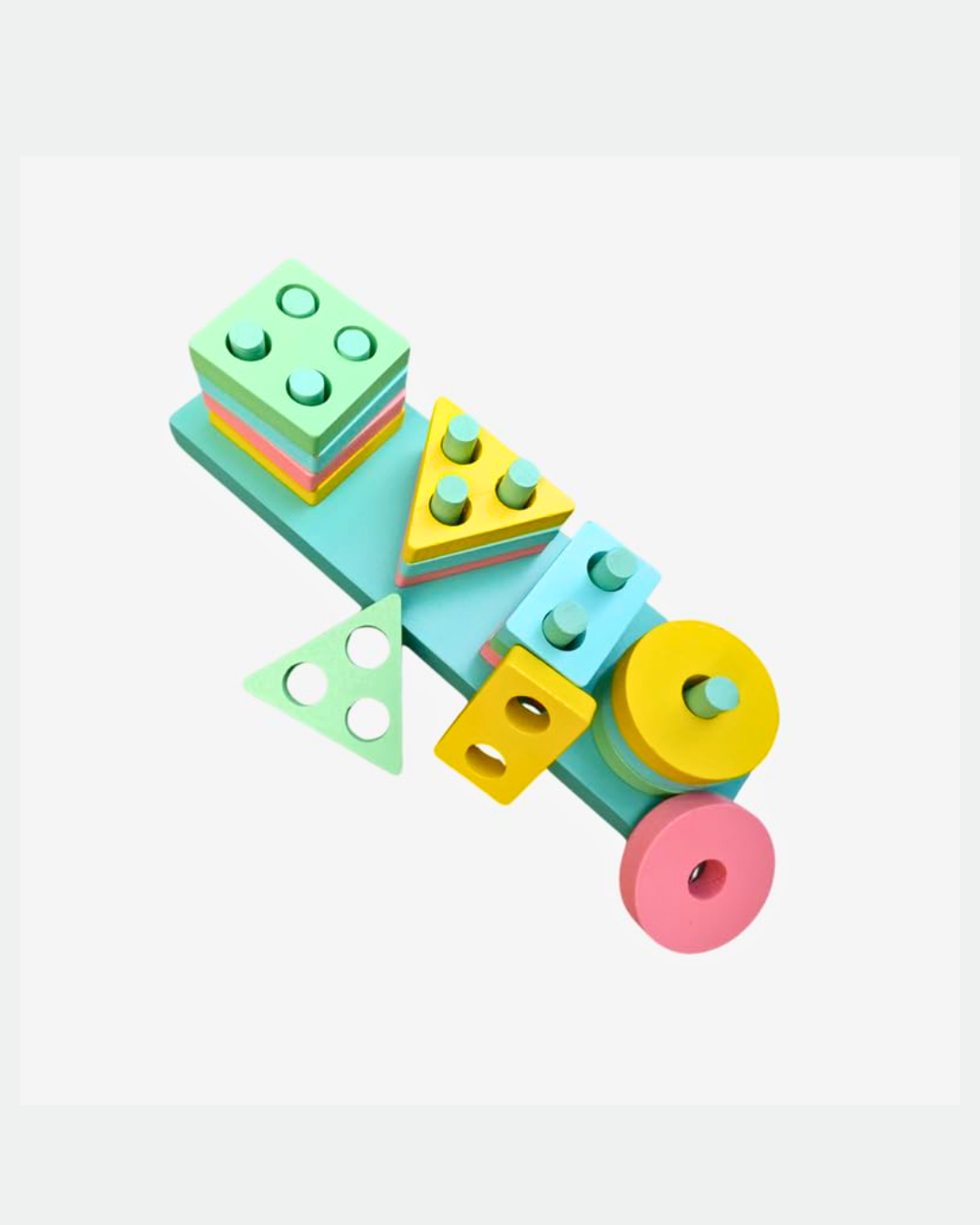 educational wooden stacking toy