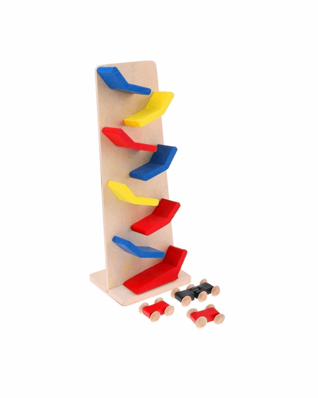 nuwishtek wooden slippery cars racing game