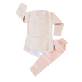 orange-Boys Cotton Indo-Western Set-without-model-back