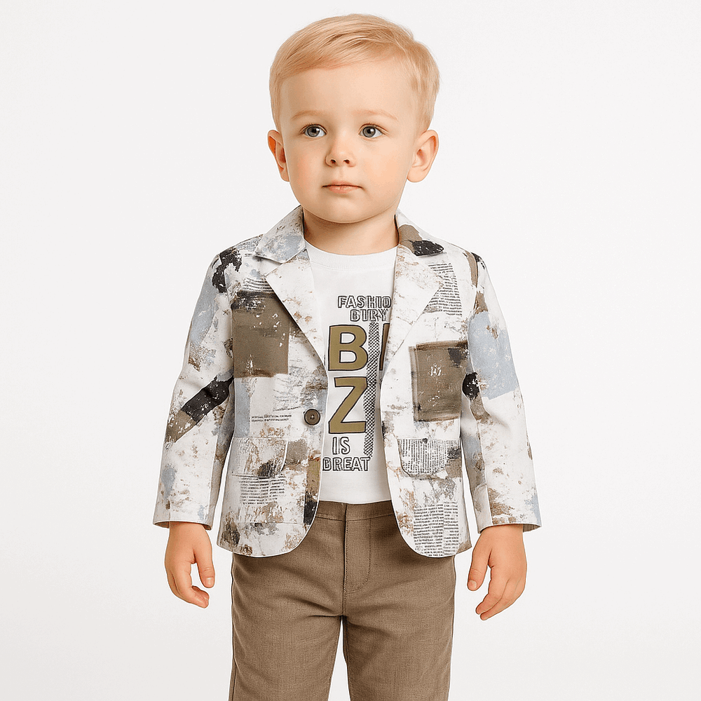 Kids Party Wear Coat Pant Set