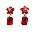 red-Korean Earring for Girls - Celebrity Inspired Stylish