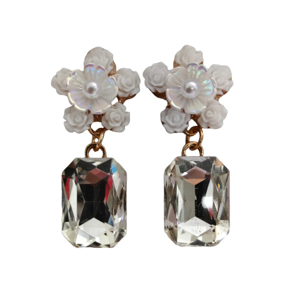 Korean Earring for Girls - Celebrity Inspired Stylish-green