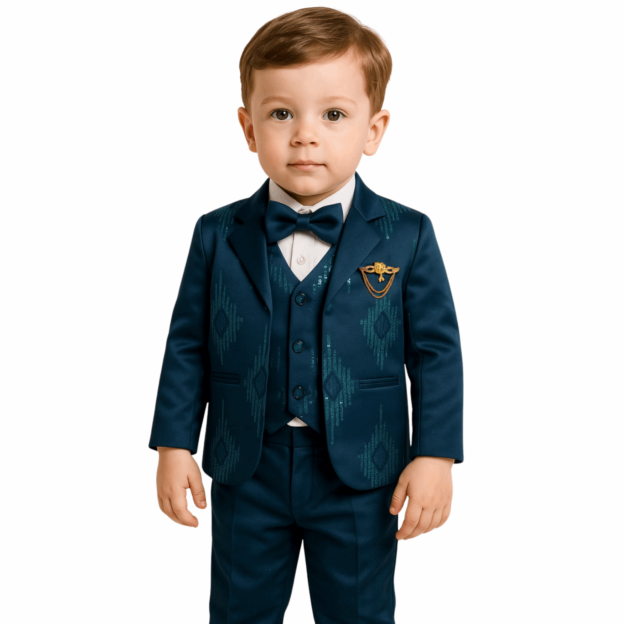 Boys' 4-Piece Formal Suit Set