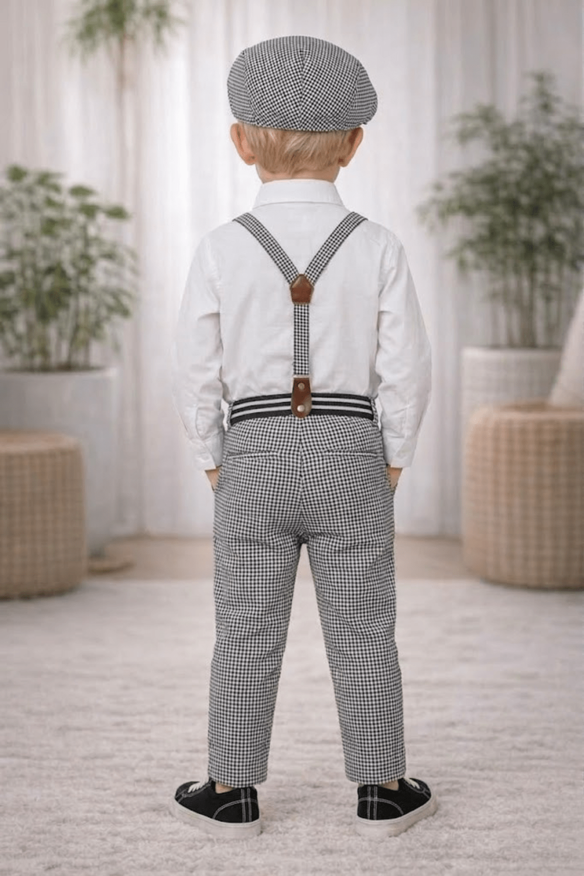 Toddler Boys Vintage Outfit Set - 5-Piece Stylish Ensemble - Zustenjoy.com