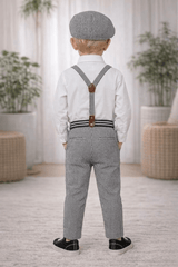 Toddler Boys Vintage Outfit Set - 5-Piece Stylish Ensemble - Zustenjoy.com
