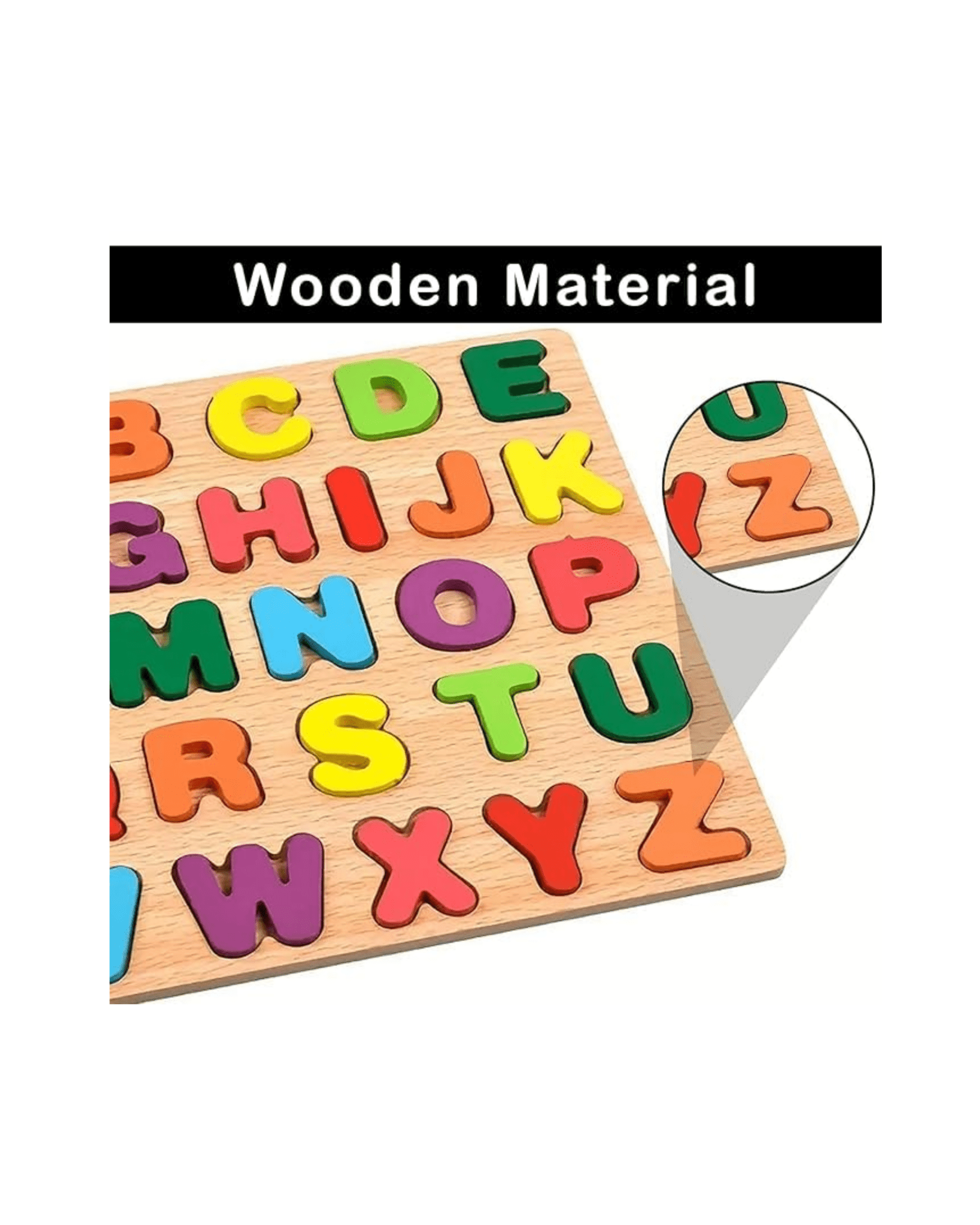 Wooden ABC Puzzle for Toddlers - Engaging Learning Experience Crafted for Playtime Success - Zustenjoy.com