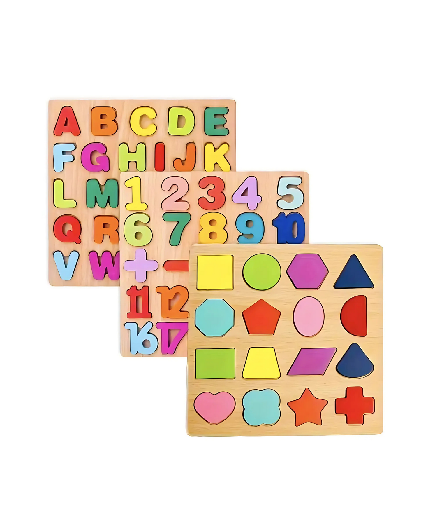wooden capital alphabet puzzle for toddlers